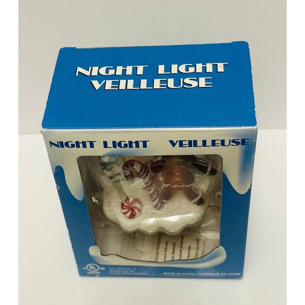 Costco Gingerbread Man Night Light Veilleuse 6